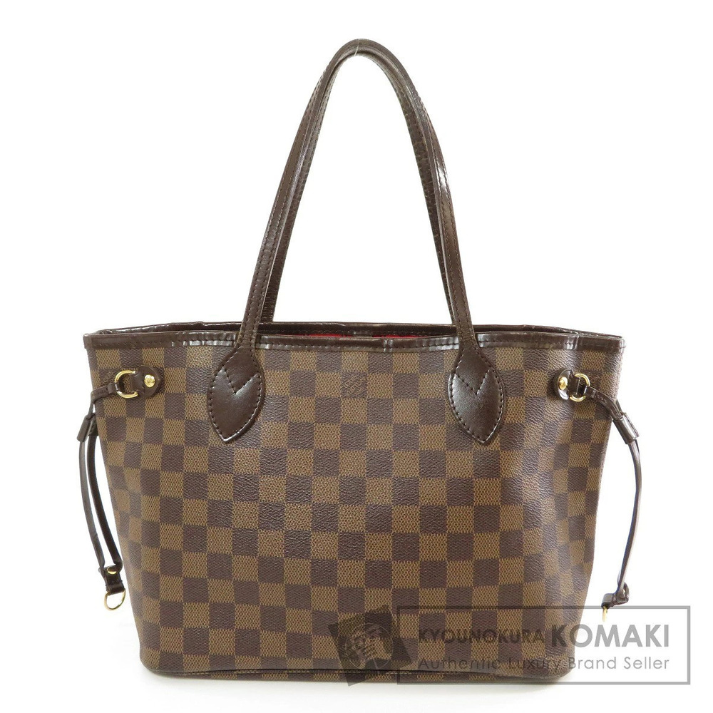 Louis Vuitton Neverfull Tote Bag Damier Canvas Brown